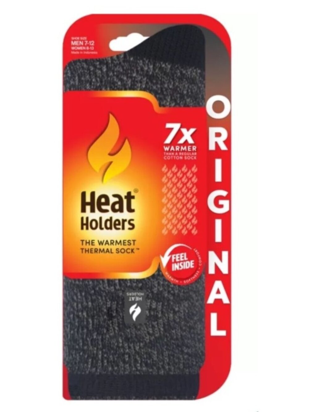 Heat Holder 7X Dominic Twist Warmer Socks Shoe Size Mens 13-15 Women’s 14-16 NW